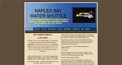 Desktop Screenshot of naplesbaywatershuttle.com